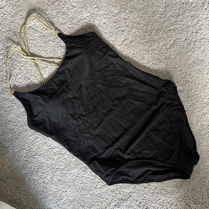 Black One Piece Swimsuit